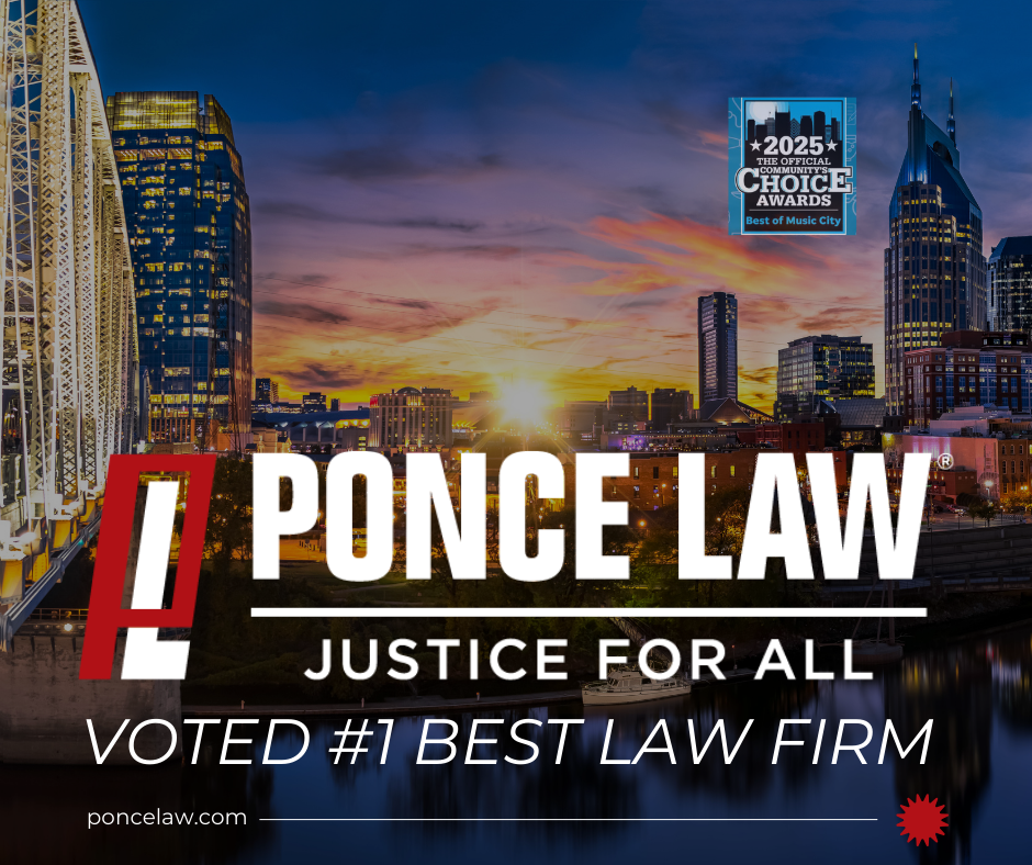 Ponce Law Facebook ad from May 4, 2026