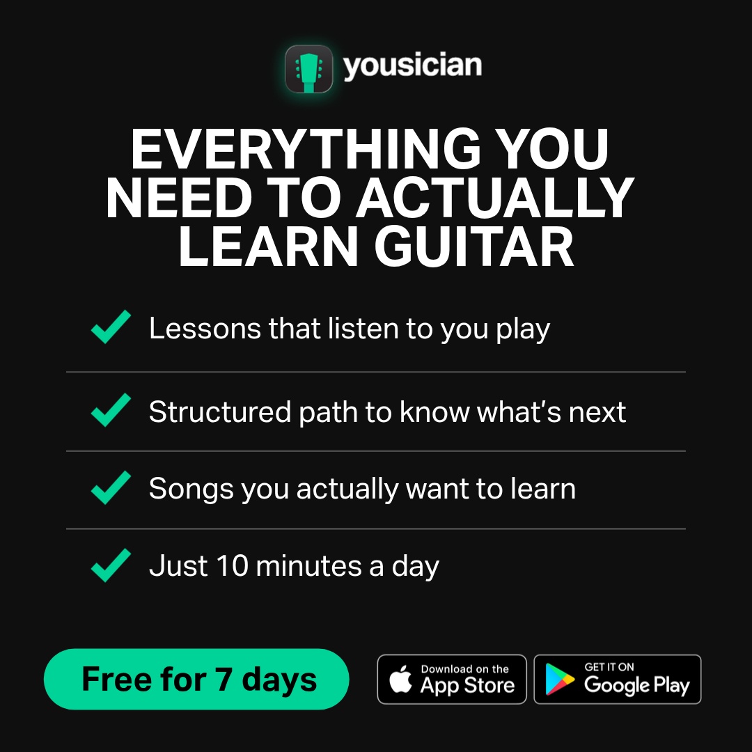 Yousician Facebook ad