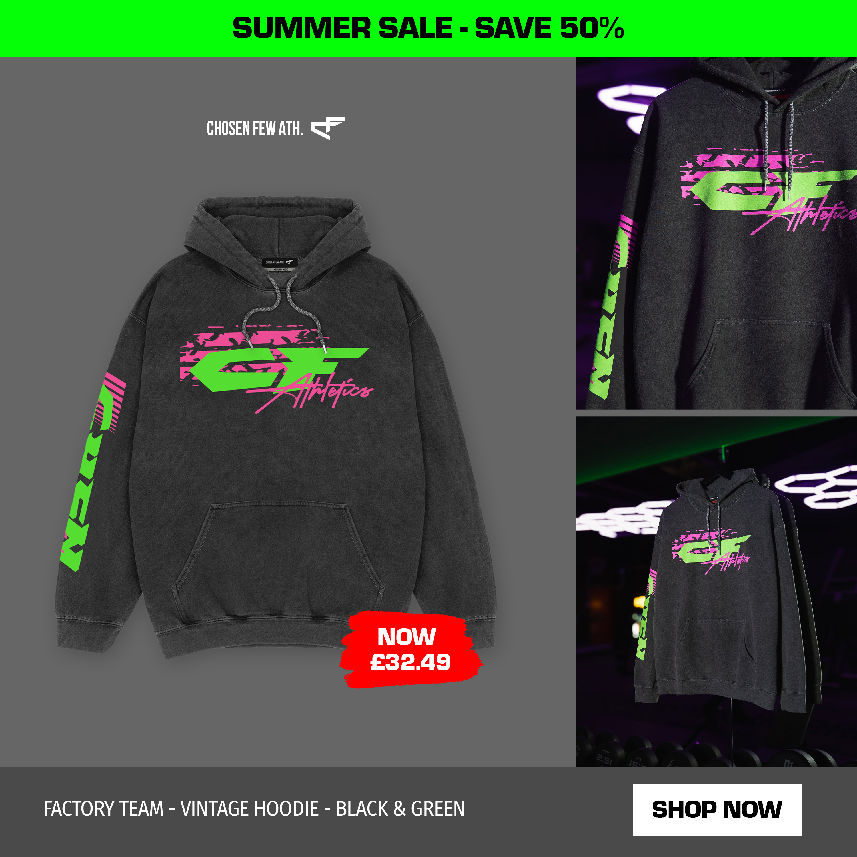 Chosen Few Athletics Facebook ad