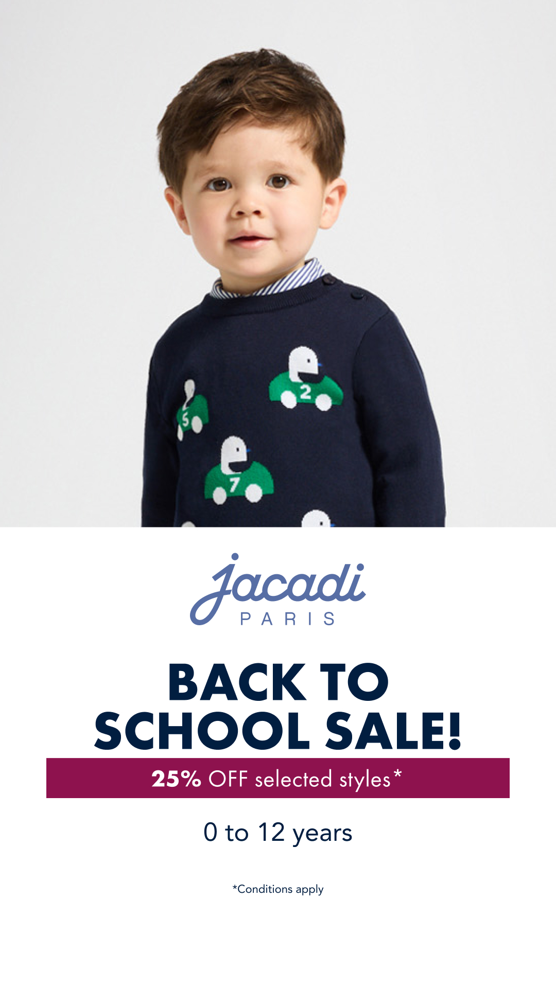 Jacadi Facebook ad