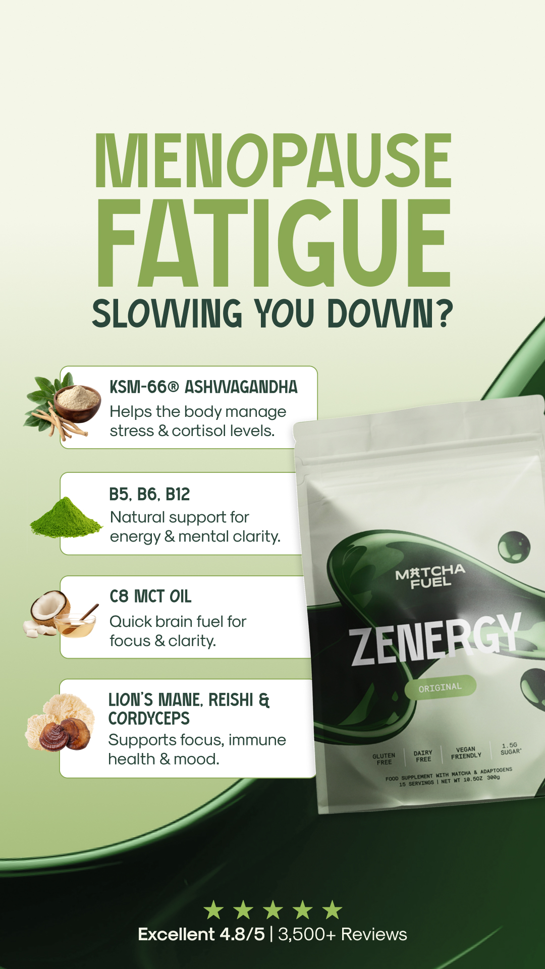 Matcha Fuel Facebook ad