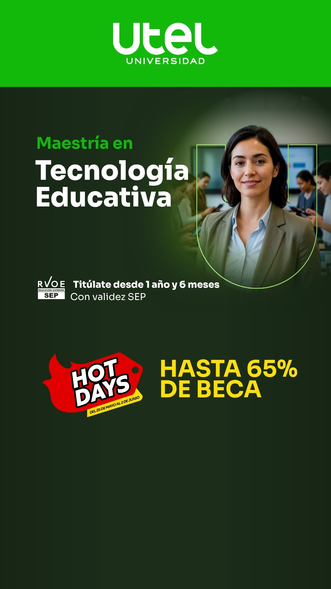 Utel Universidad Facebook ad