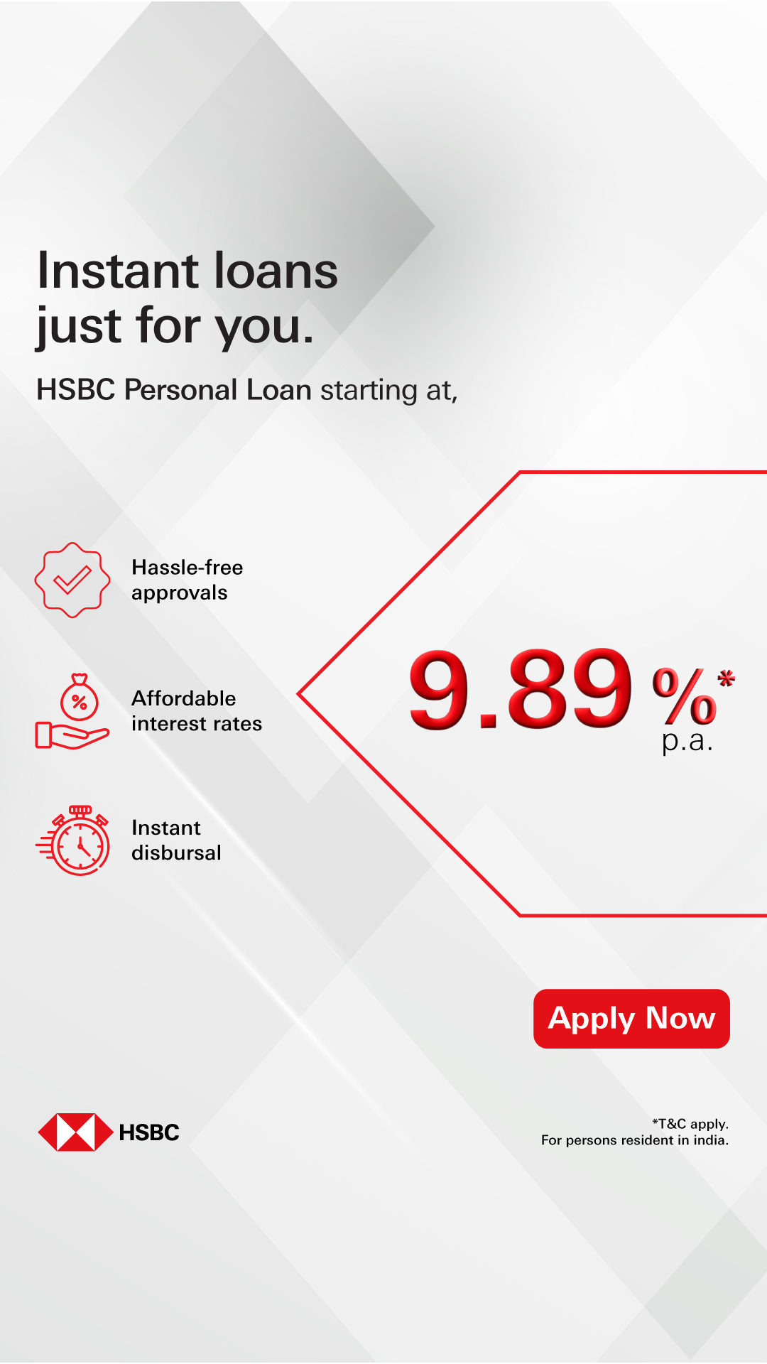 HSBC Facebook ad