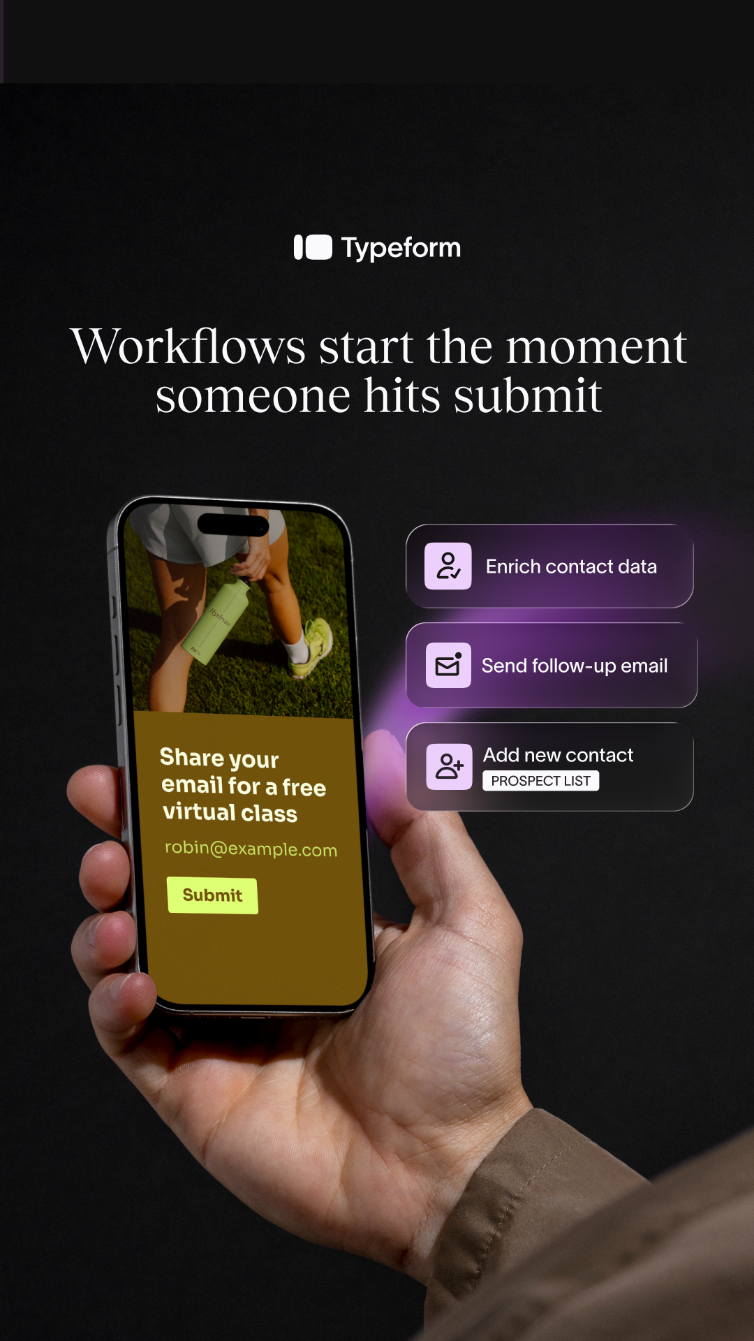 Typeform Facebook ad