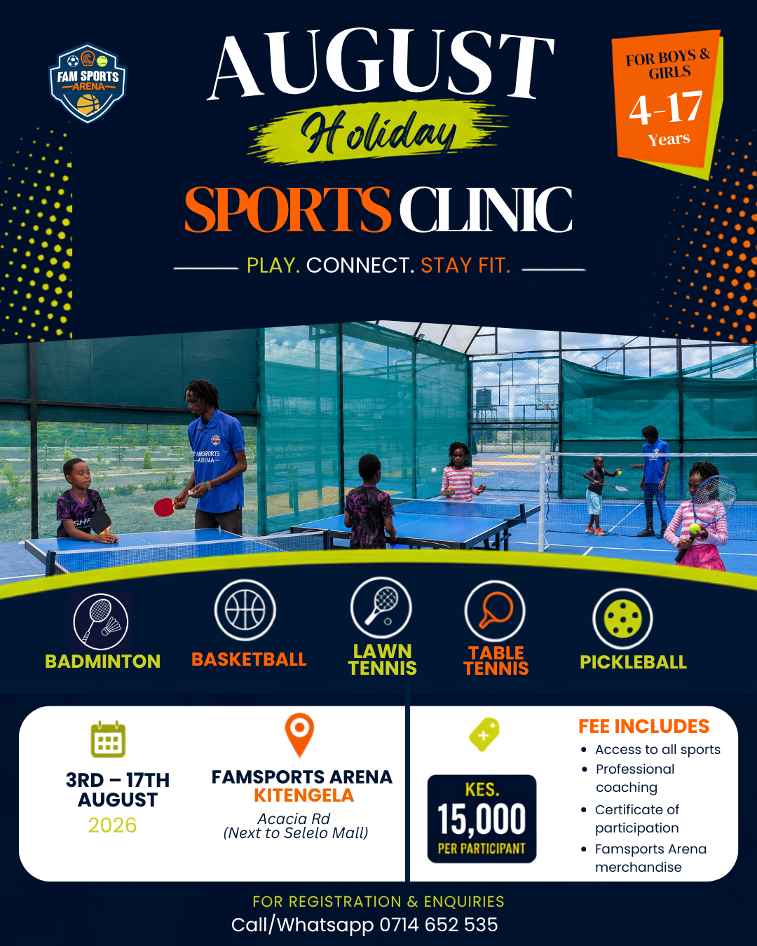 Fam Sports Arena Facebook ad