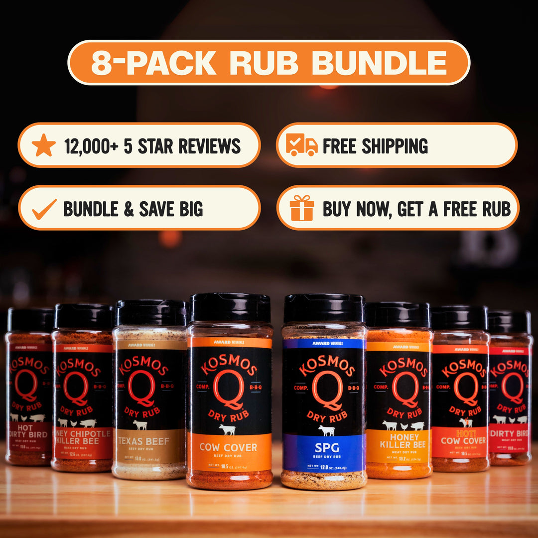 Kosmo's Q Competition BBQ Products Facebook ad: Your next BBQ upgrade is right here.