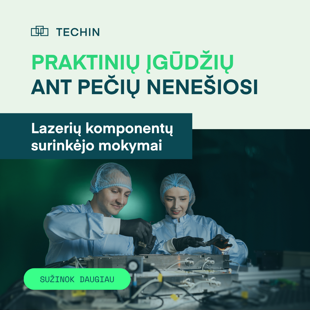 Techin Facebook ad: Karjera, kurios nepakeis DI