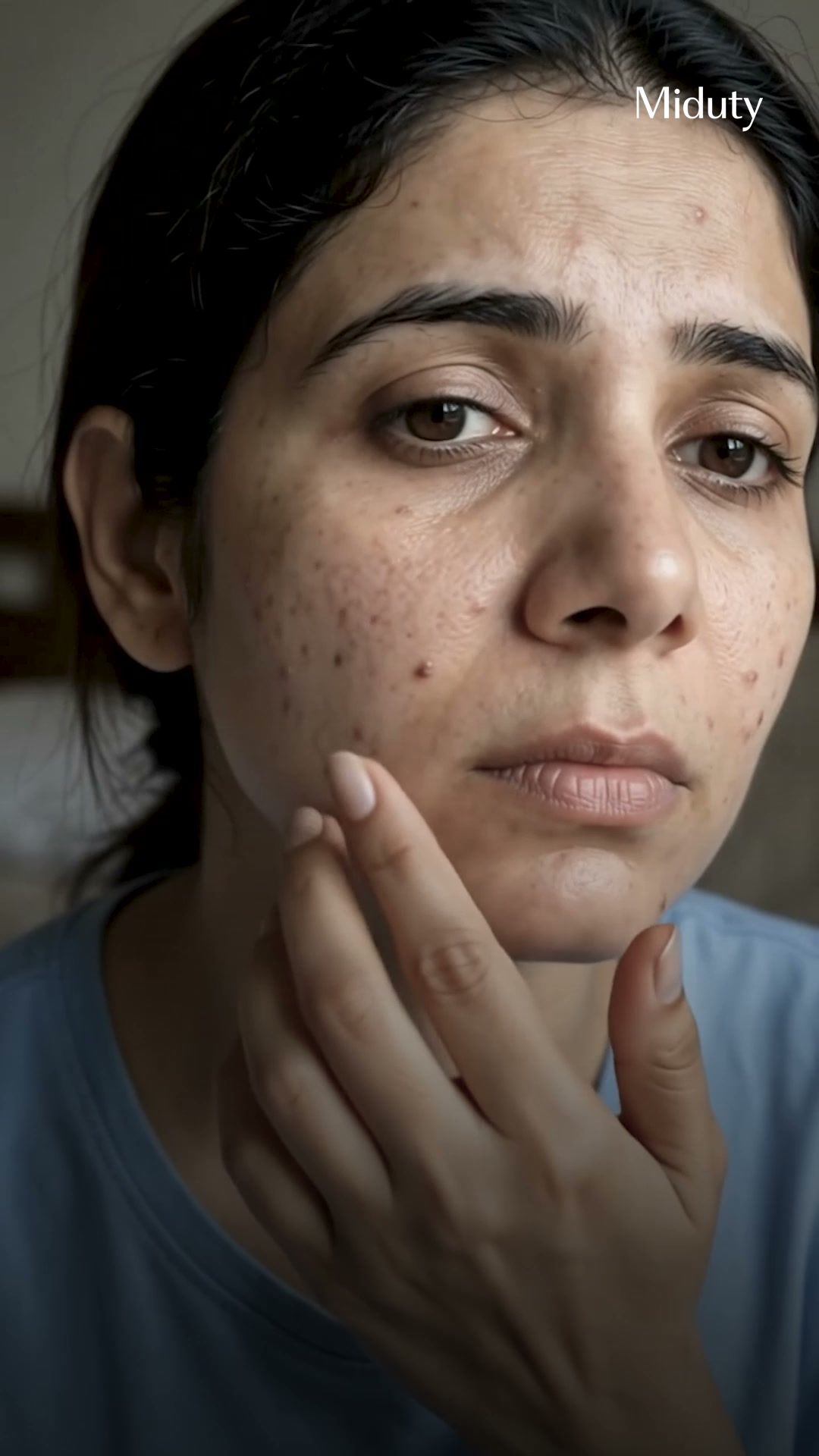 Miduty Facebook ad: Your Skin Reflects What's Happening Inside