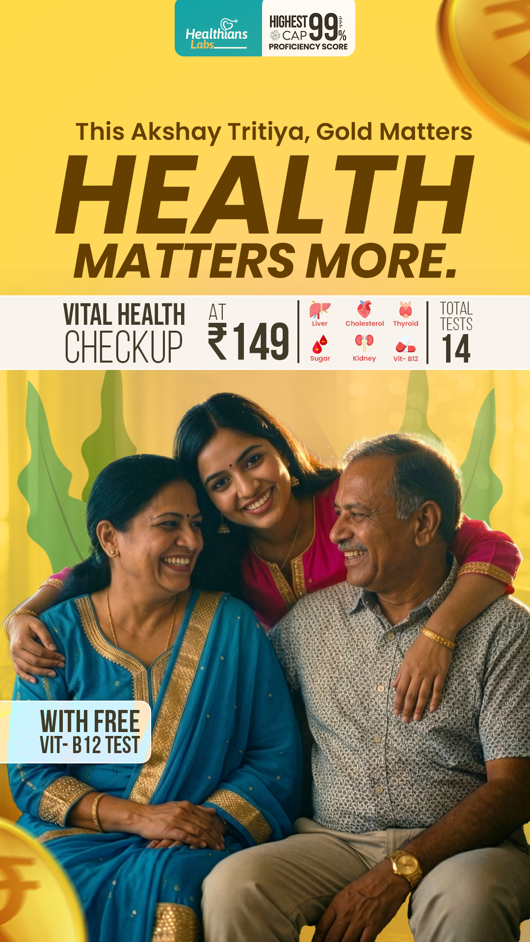 Healthians Facebook ad