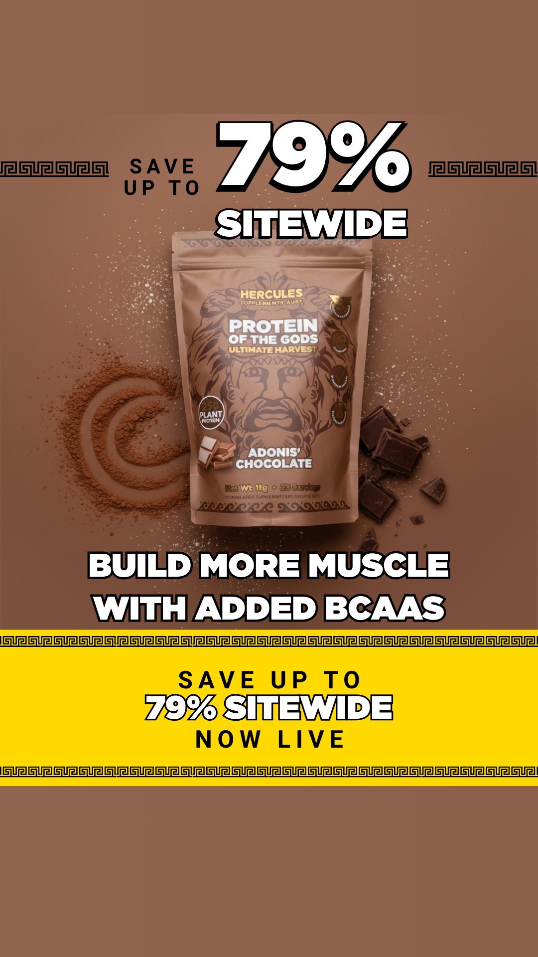 Hercules Supplements Aust Facebook ad