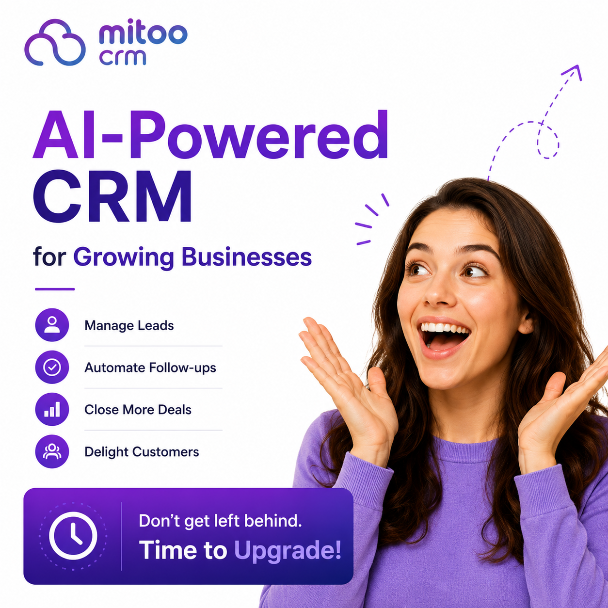 Mitoo CRM Facebook ad: AI-Powered CRM for Growth