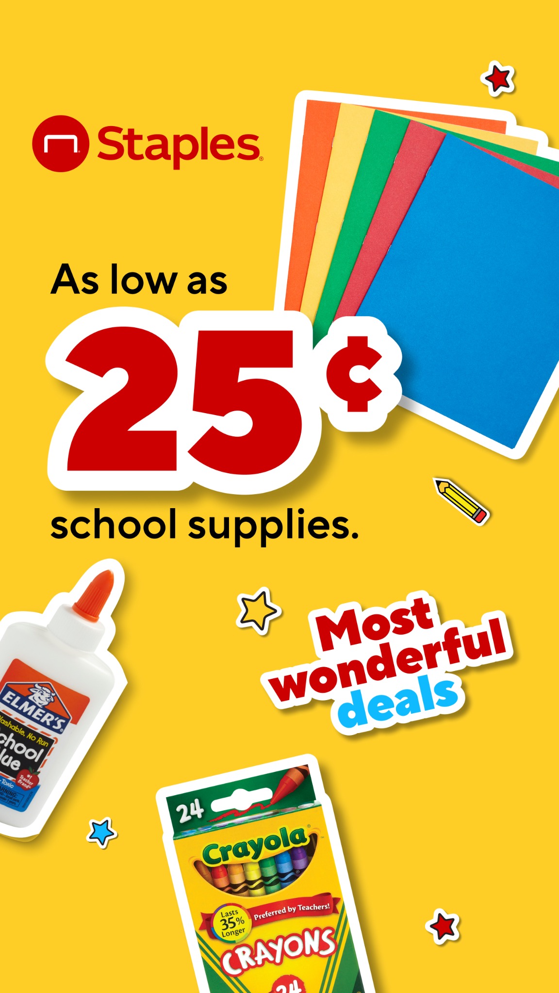 Staples Facebook ad