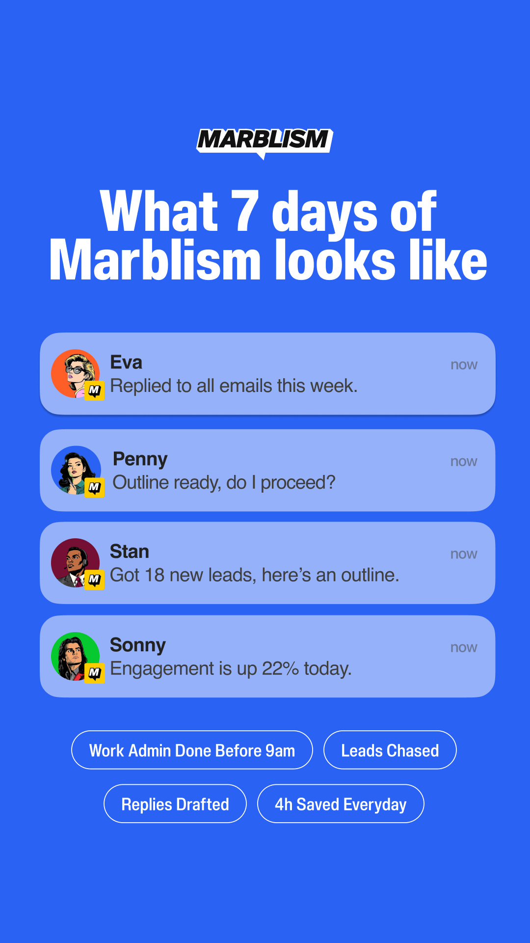 Marblism Facebook ad