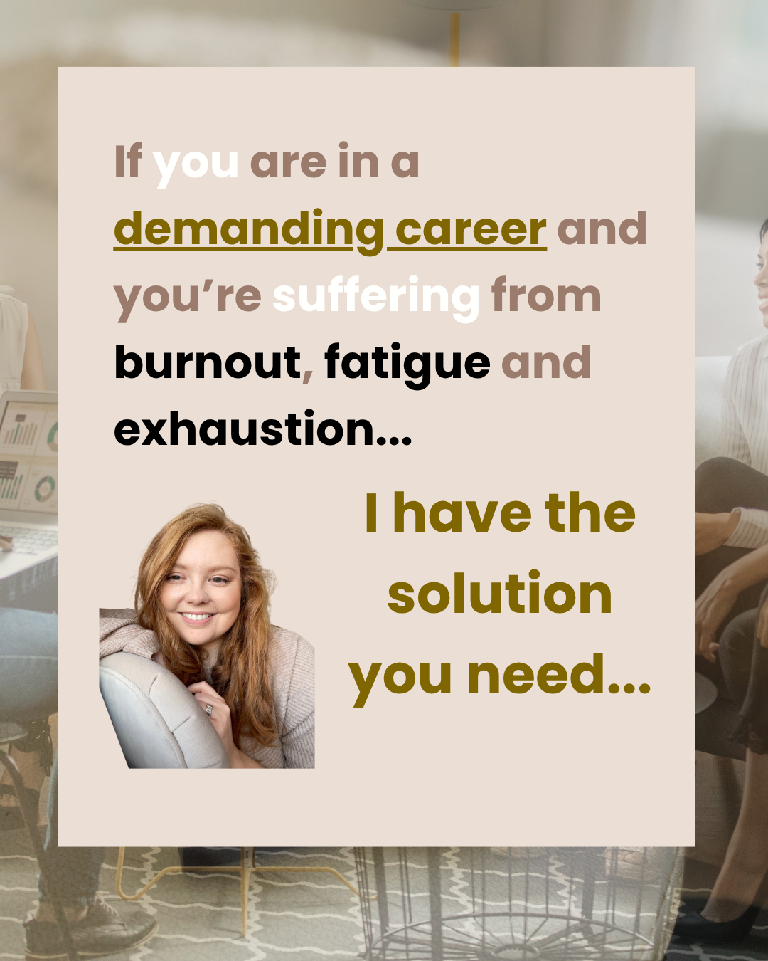 Chelsey Sturgeon Holistic Therapy Training School Facebook ad: To the spiritual woman working so hard in…