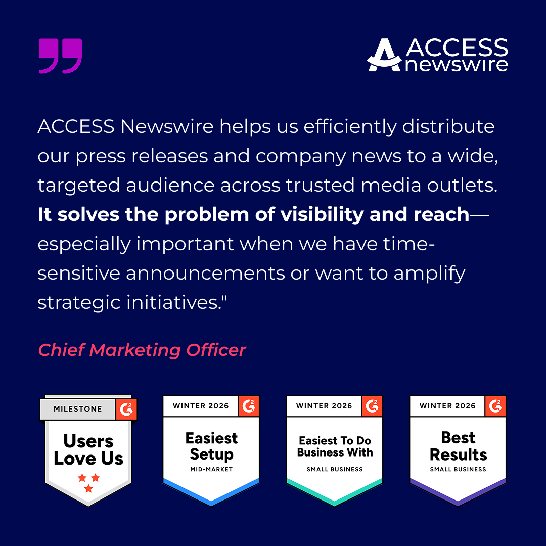 Access Newswire Facebook ad
