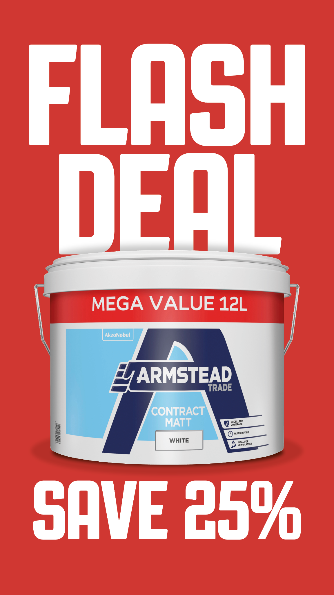 Toolstation UK Facebook ad: Save 25%