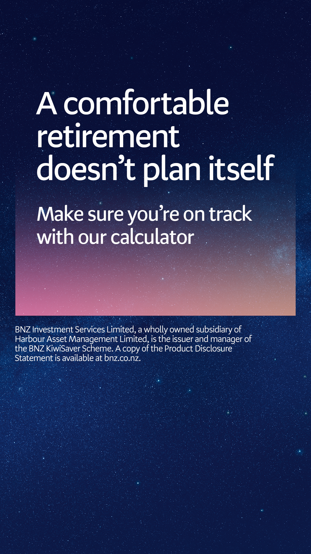BNZ Facebook ad