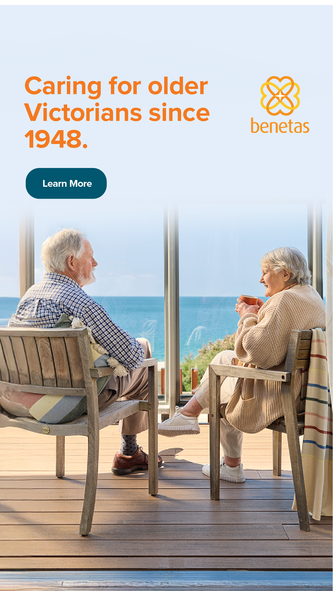 Benetas Aged Care Facebook ad from Jun 1, 2026