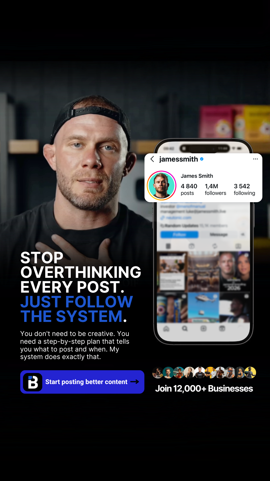 James Smith Facebook ad