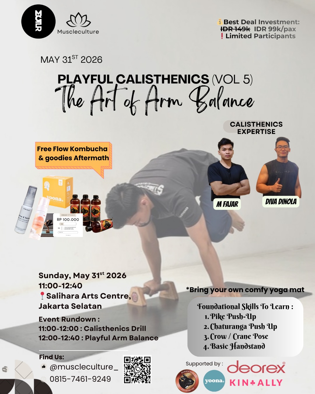 muscleculture_ Facebook ad: UPCOMING SPECIAL TRAINING