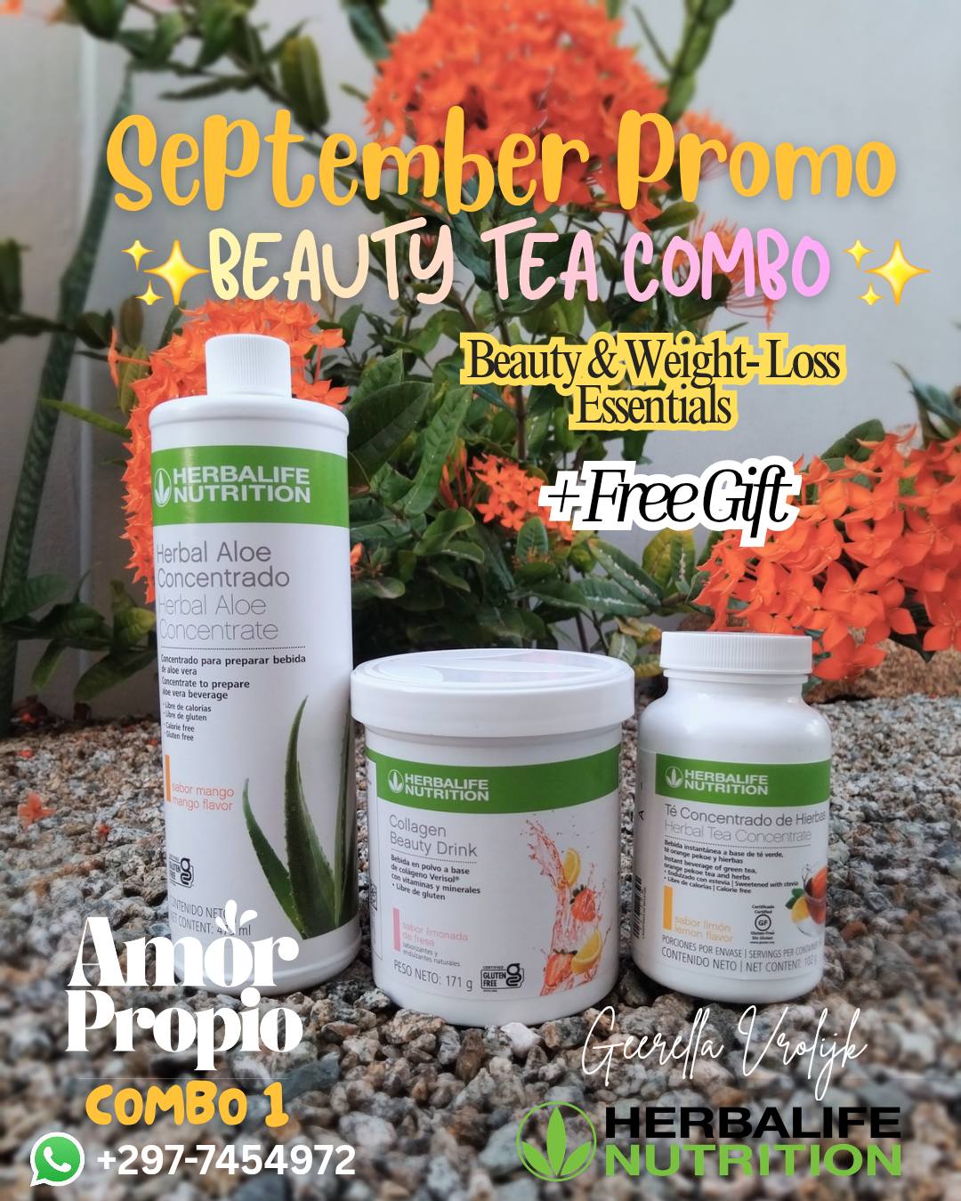 Gerella's Healthy Smoothies Facebook ad: HERBALIFE SEPTEMBER PROMOTION