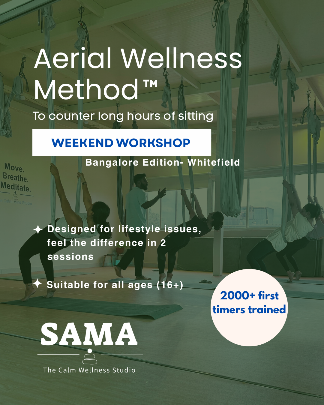 Sama: The Calm Mind Studio Facebook ad: Chat with us