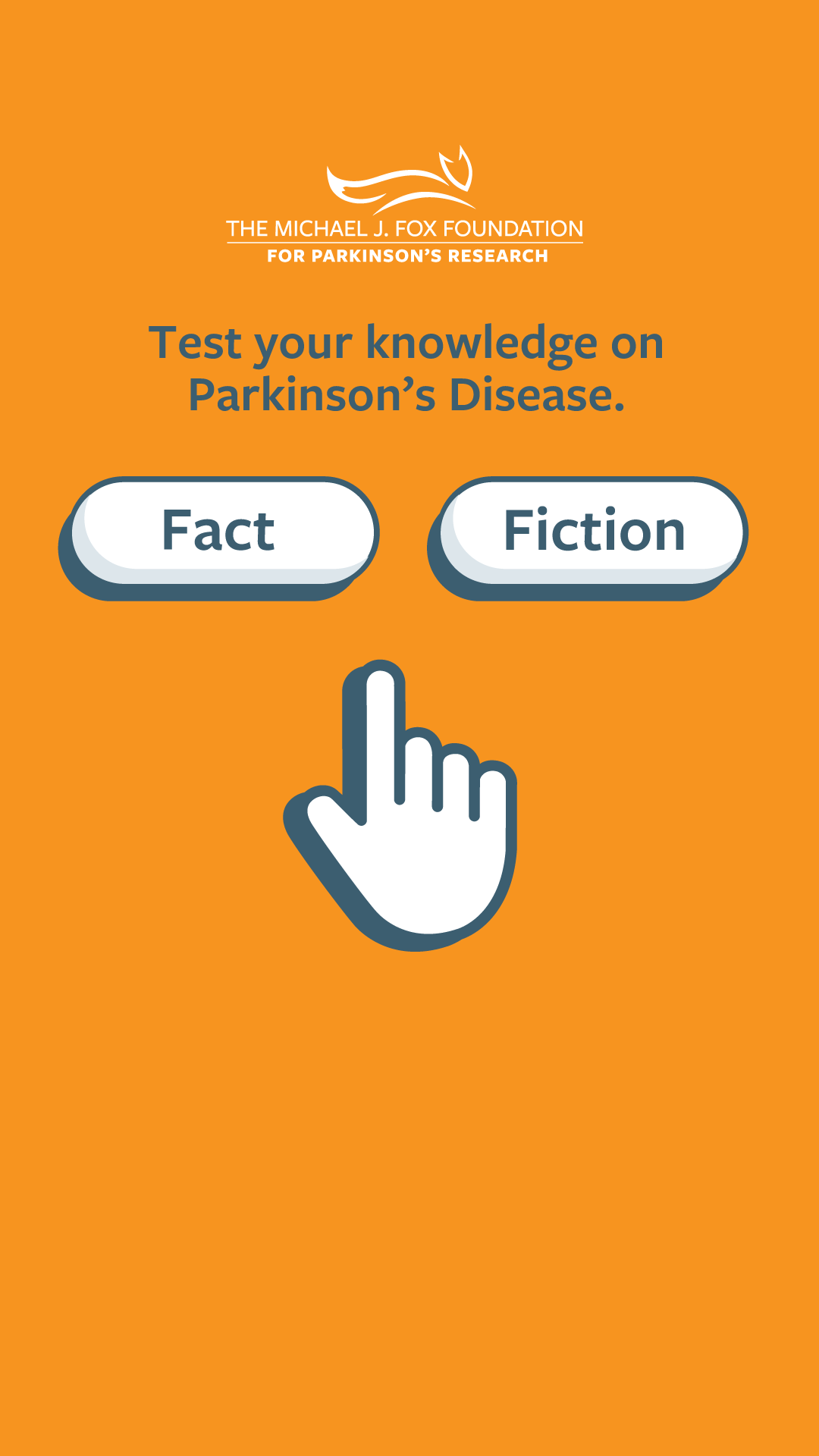 The Michael J. Fox Foundation for Parkinson's Research Facebook ad
