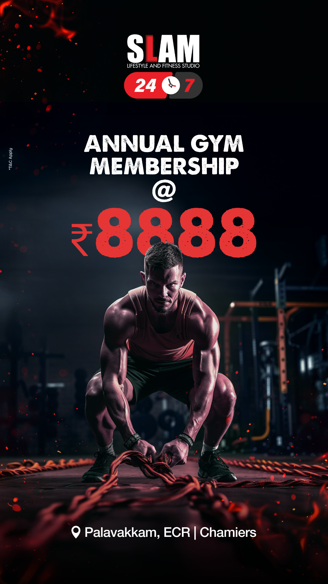 SLAM Lifestyle and Fitness Studio Facebook ad