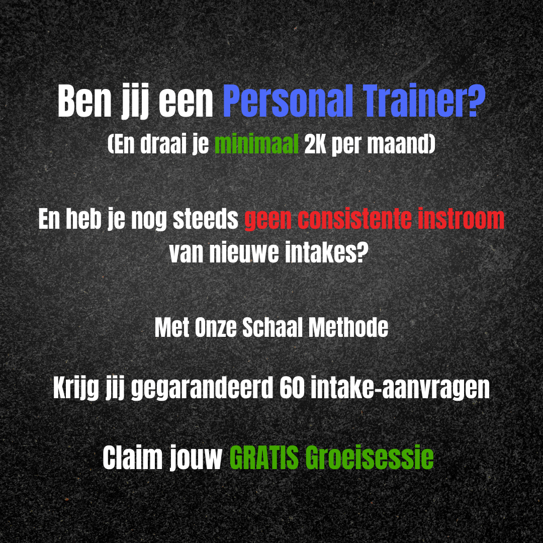 Jake van Steeg Facebook ad: Gratis Groeisessie!