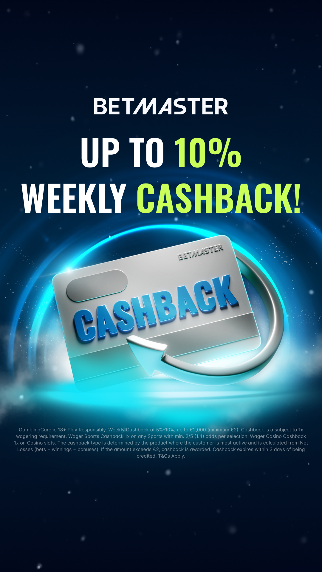 Betmaster Ireland Facebook ad