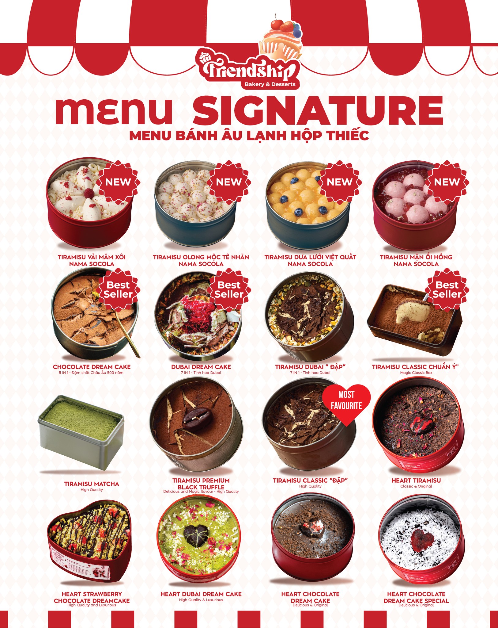 Friendship Dessert & Cake Facebook ad: CÒN VỊ BÁNH NÀO BẠN CHƯA THƯỞNG THỨC?