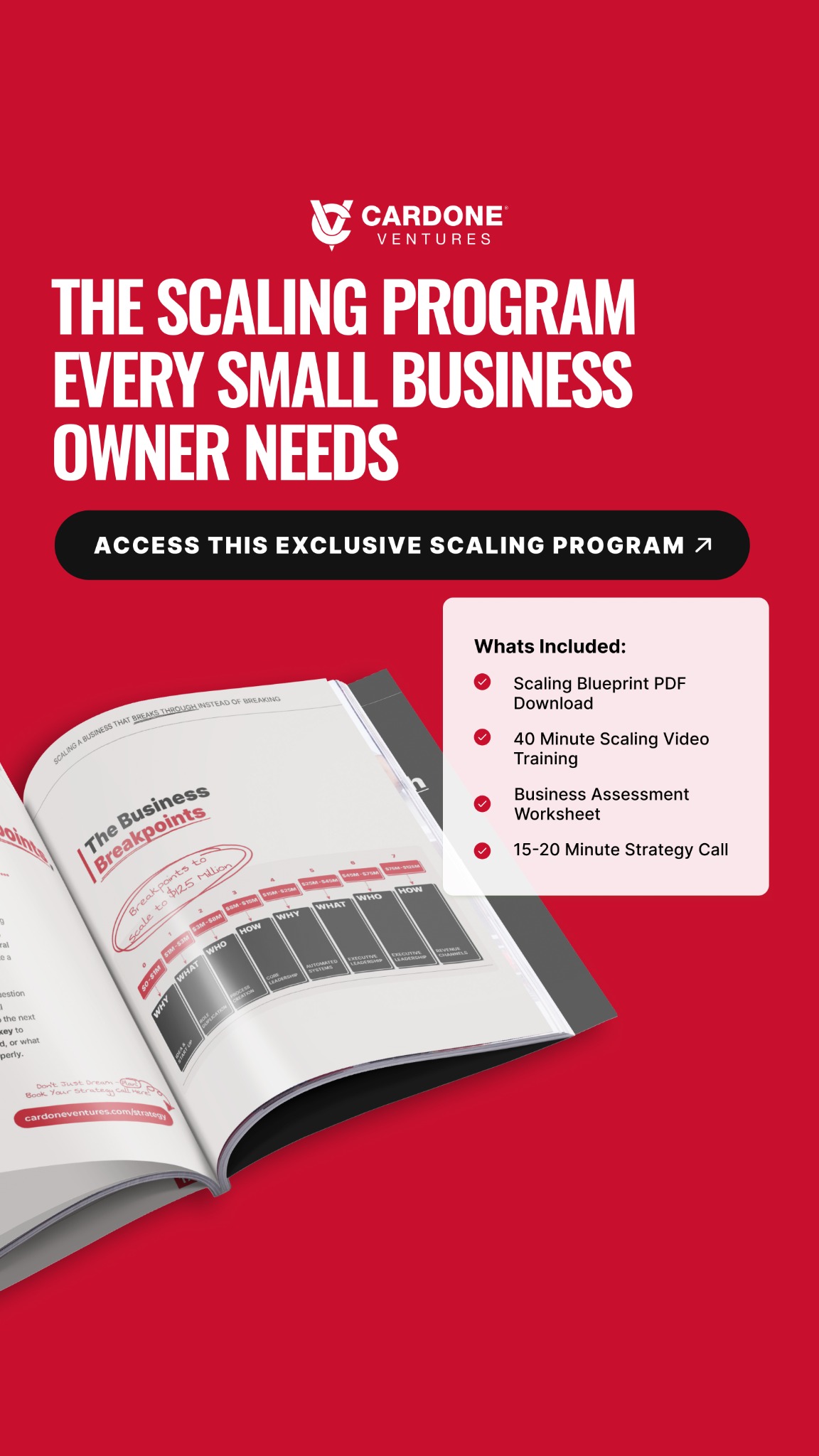 Cardone Ventures Facebook ad