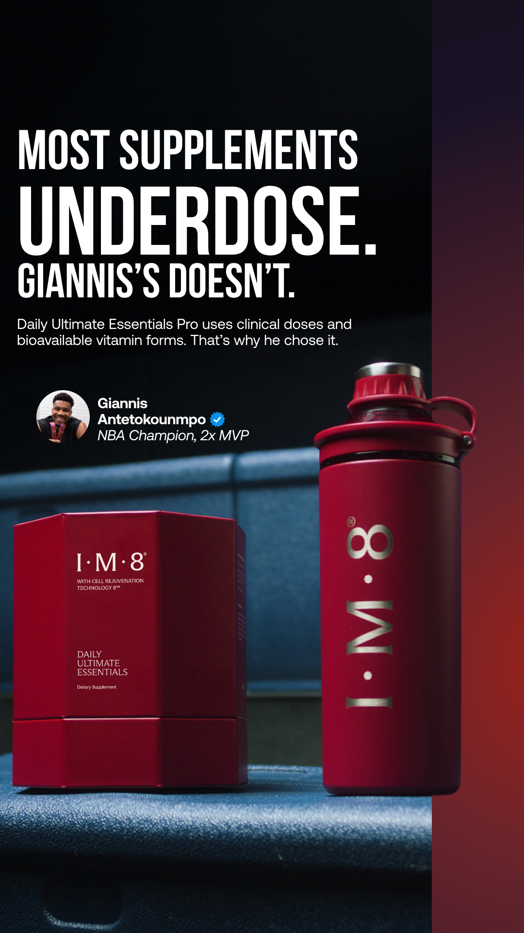 Giannis Antetokounmpo Facebook ad