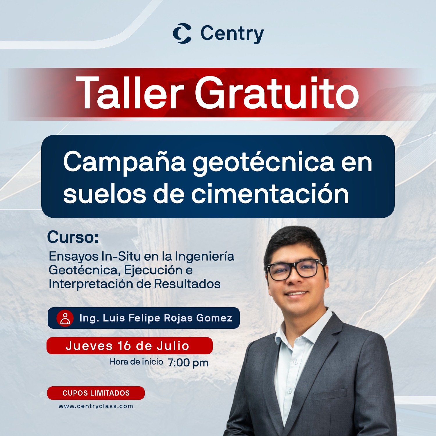 CentryClass Facebook ad: Regístrate aquí