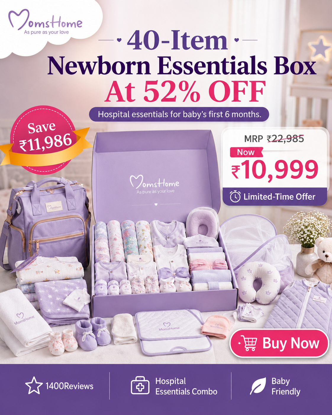 MomshomeOrganic Facebook ad