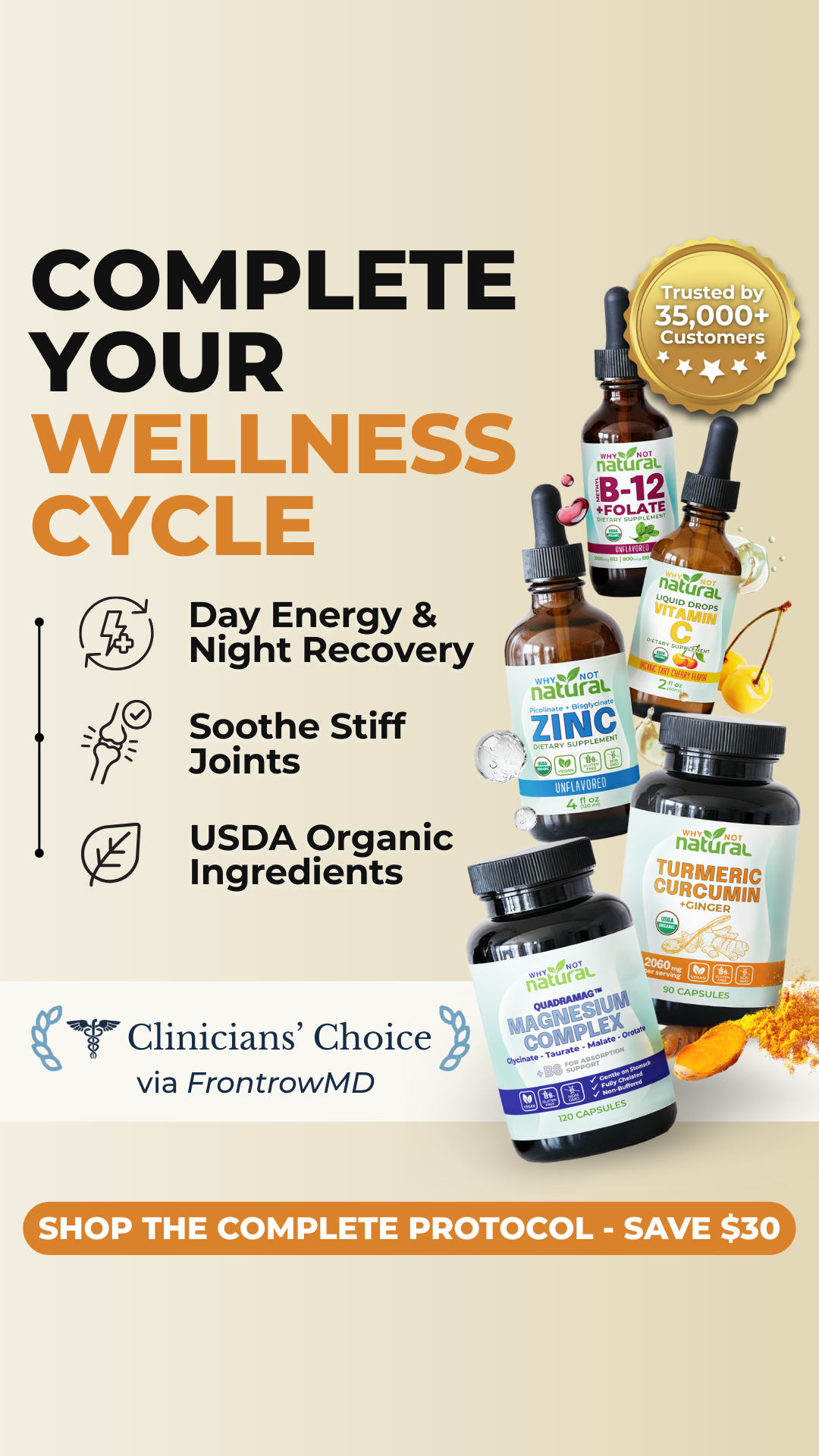 Why Not Natural Supplements Facebook ad