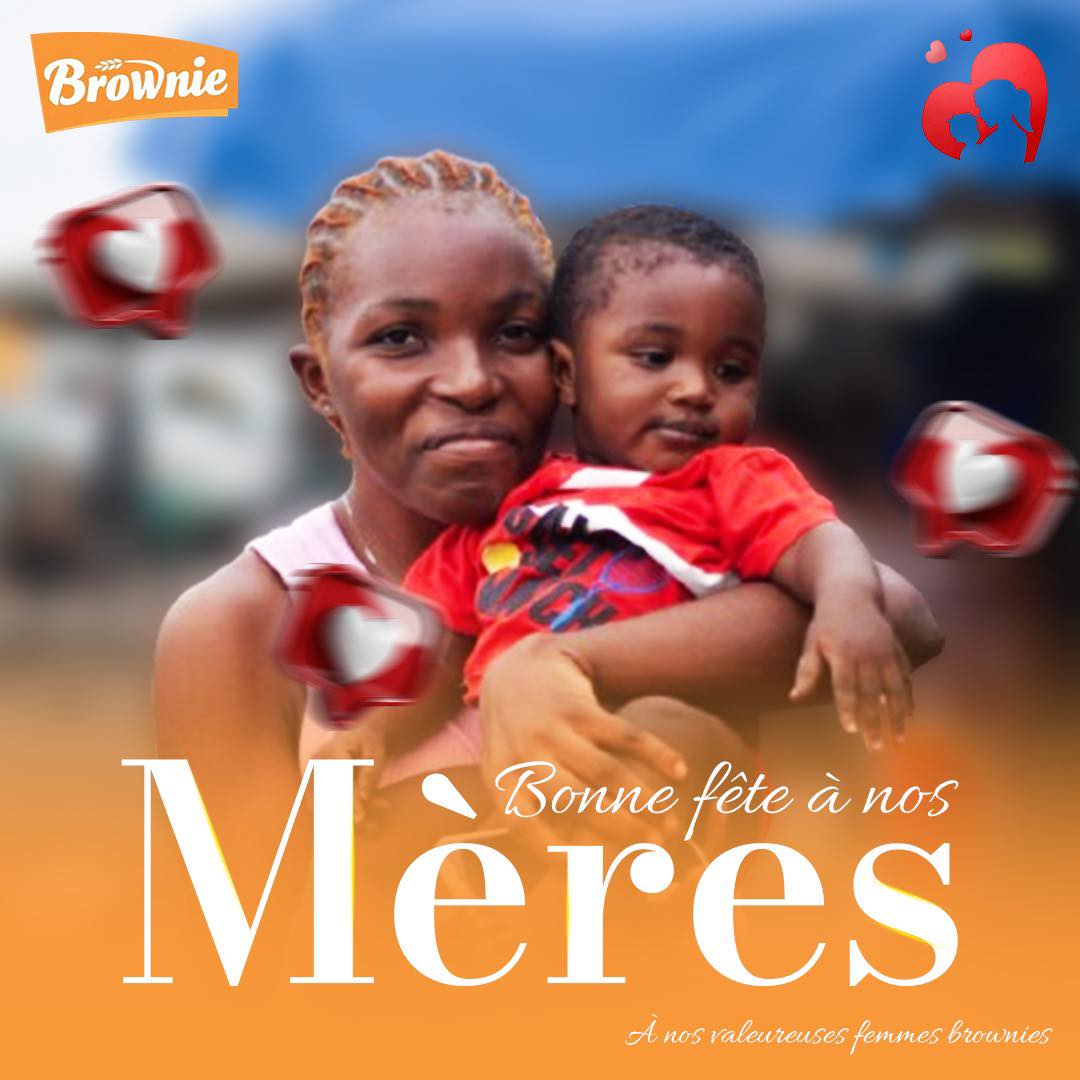 Brownie Cote d'ivoire Facebook ad: Certaines présences ne se remplacent jamais.