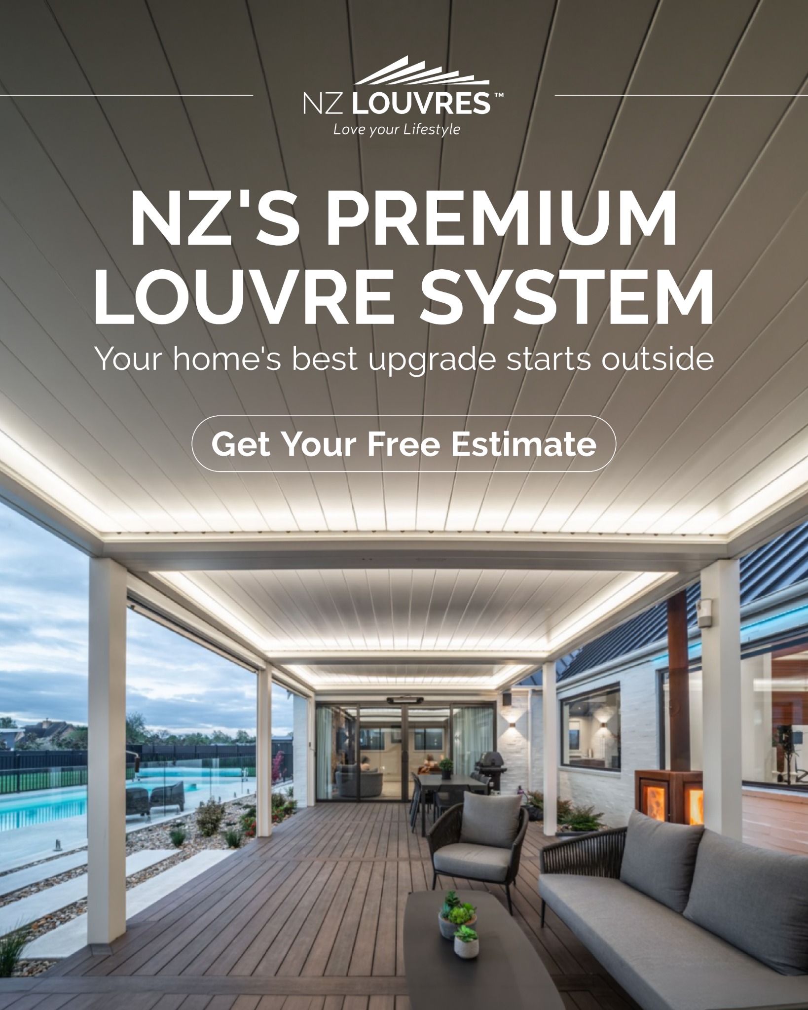NZ Louvres Facebook ad