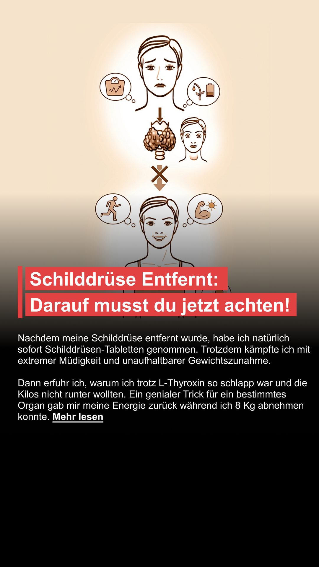 Mission Schilddrüse Facebook ad