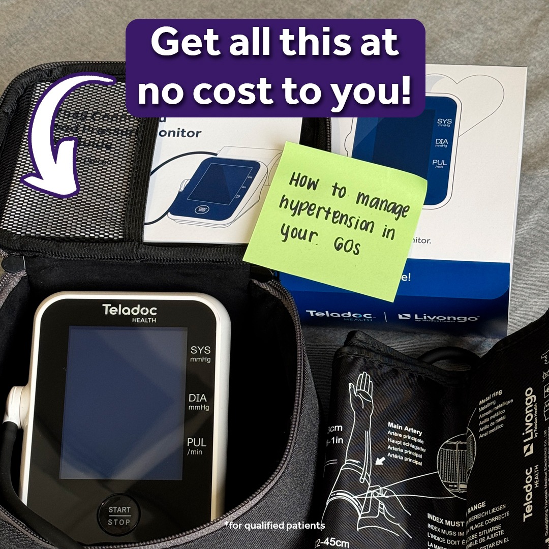 Livongo by Teladoc Health Facebook ad: Live Healthier with Livongo