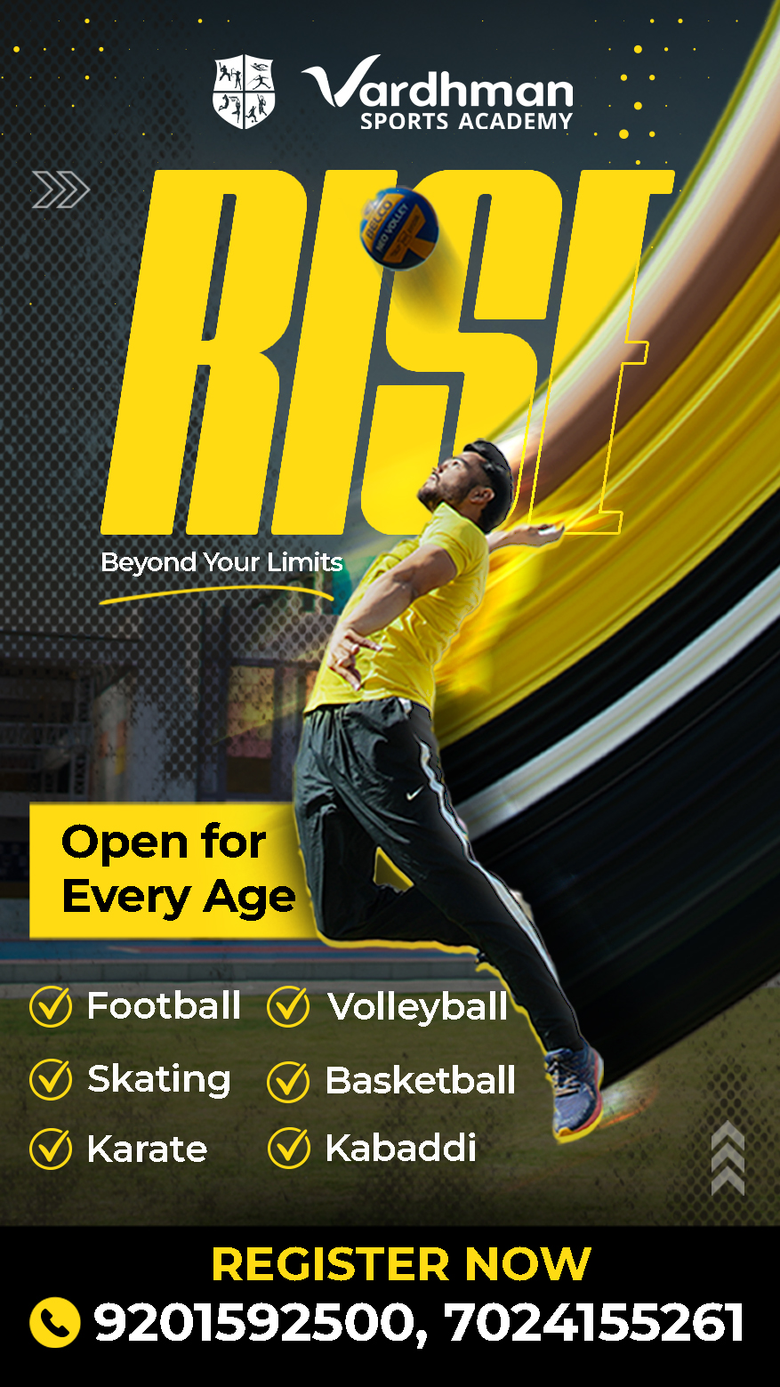 Vardhman Sports Academy Facebook ad