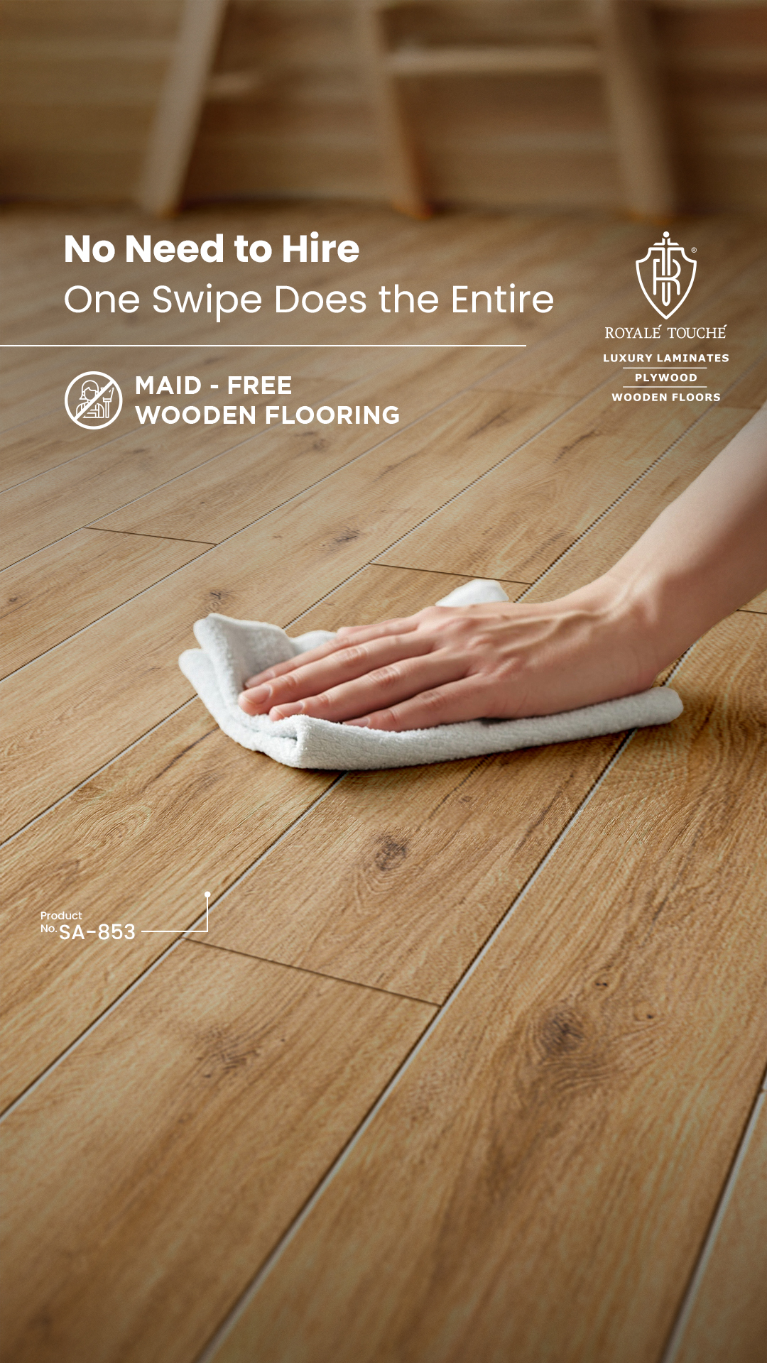 Royale Touche Facebook ad: Royale Touch Wooden Floor
