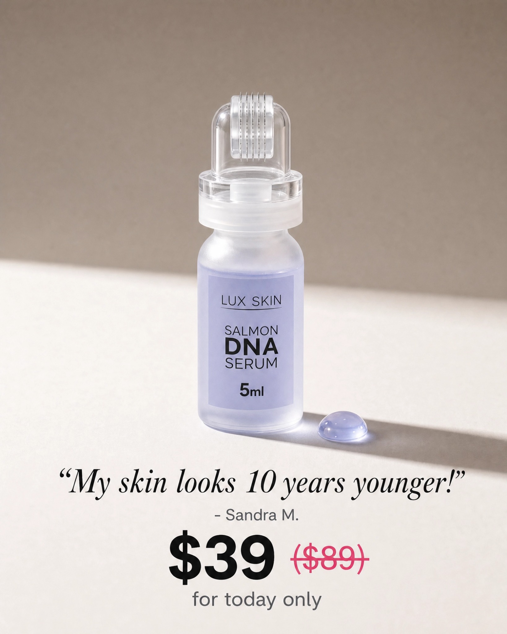 LUX SKIN Facebook ad
