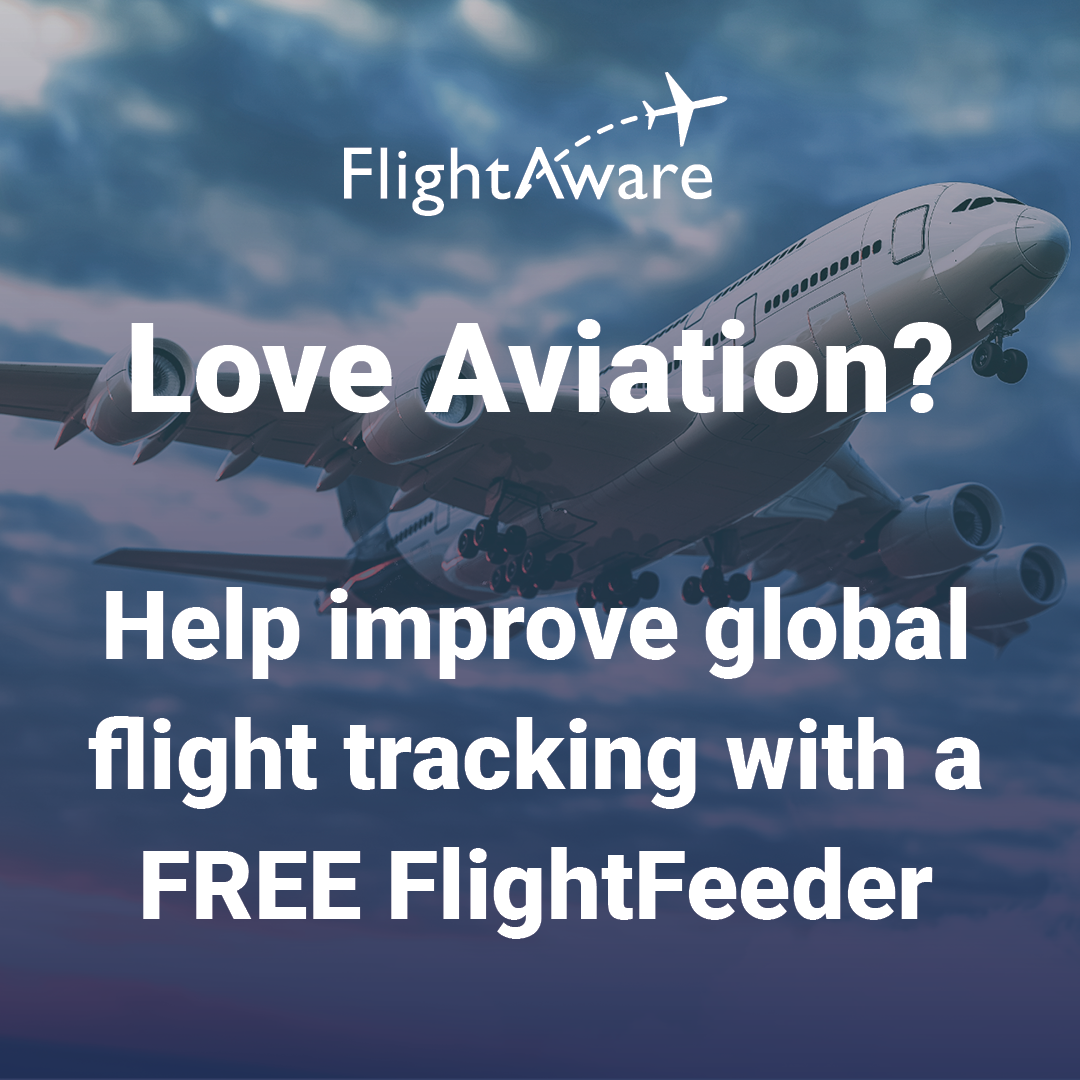 FlightAware Facebook ad