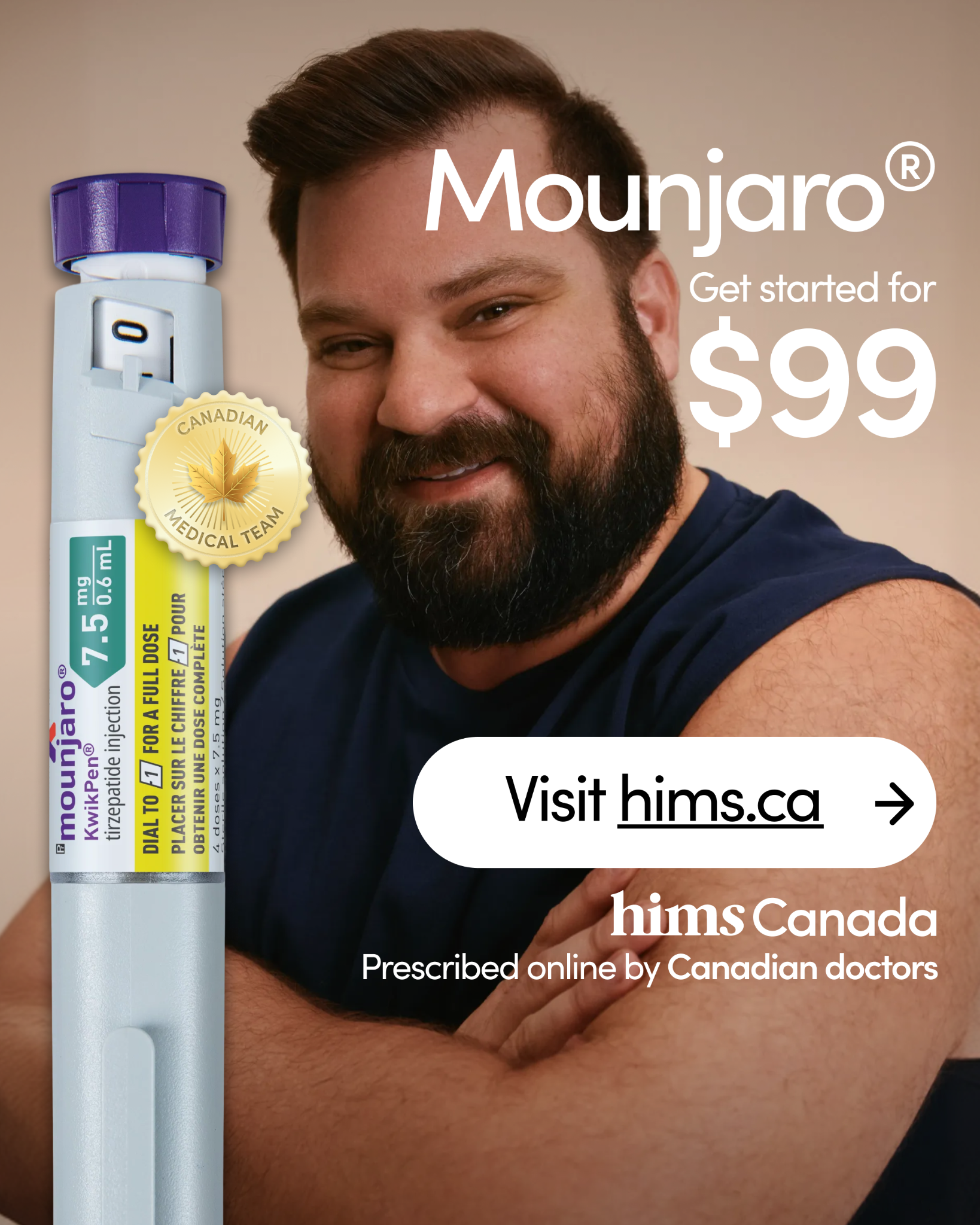 hims Facebook ad