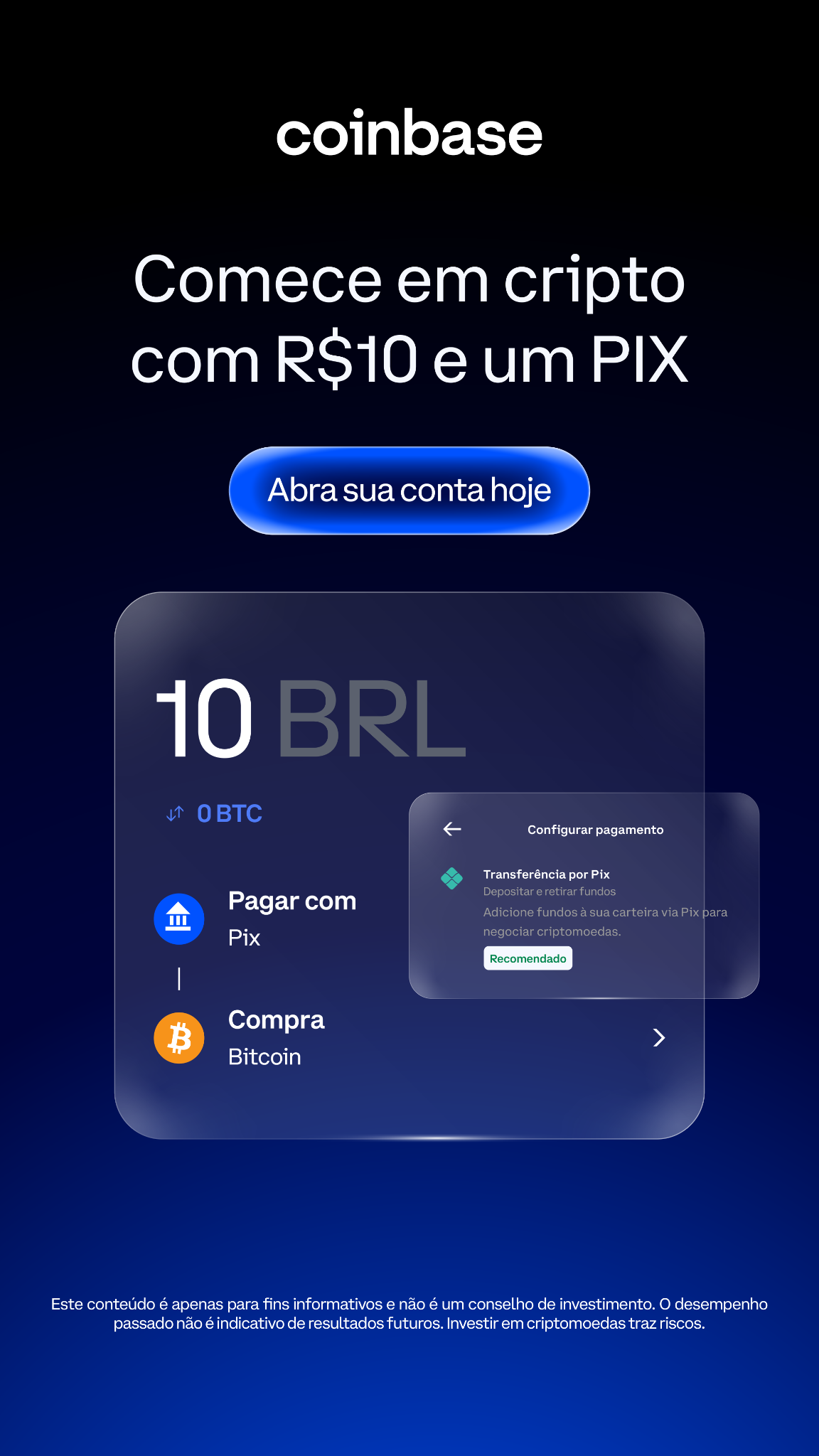 Coinbase Facebook ad