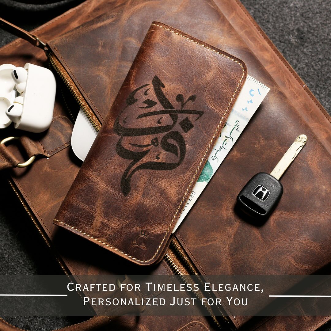 Chirm Facebook ad: Carry timeless elegance with a full-grain leather wallet…