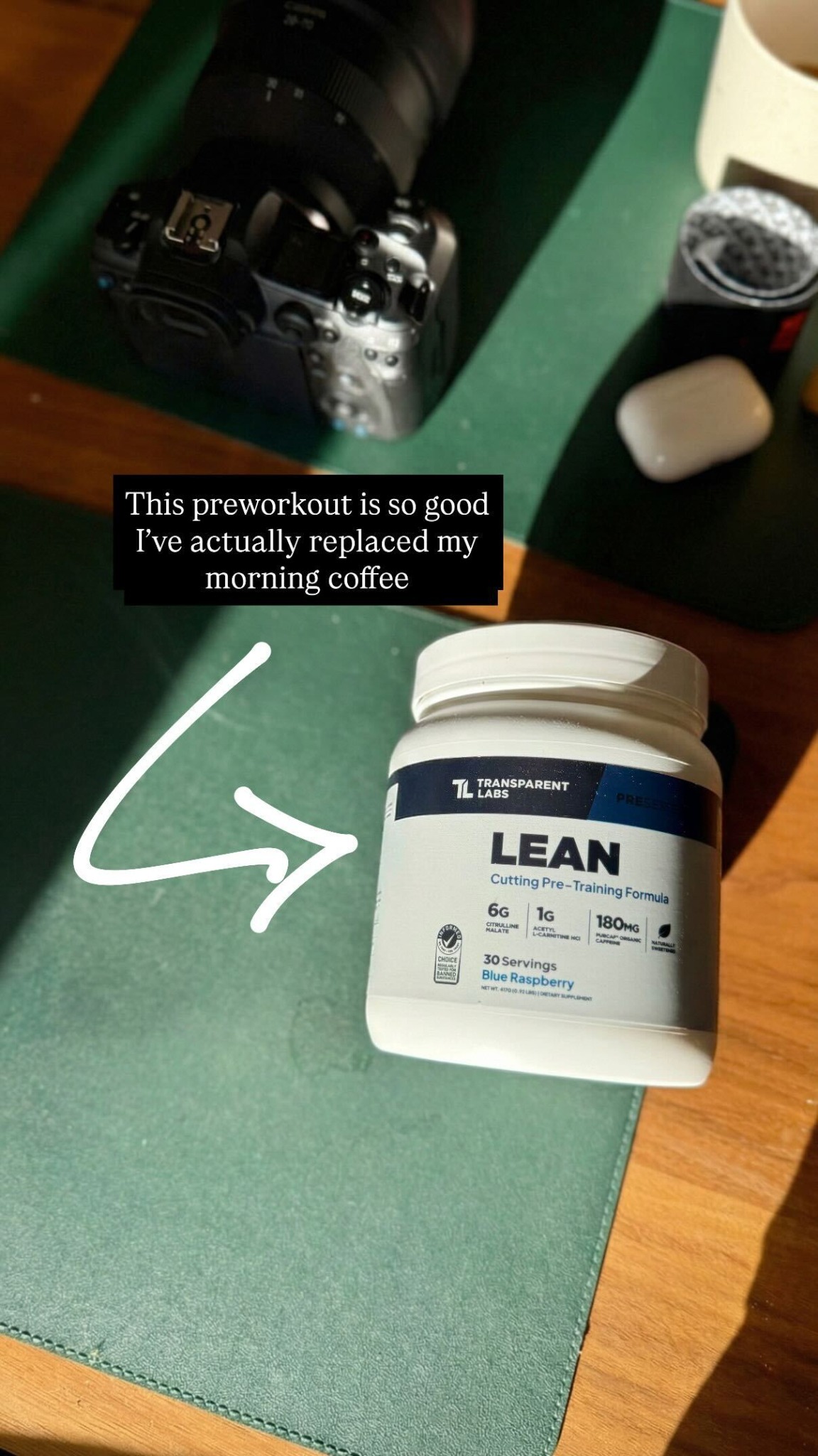 Transparent Labs Facebook ad