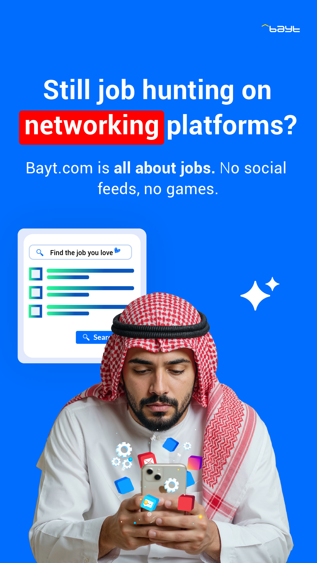 Bayt.com Facebook ad from Nov 10, 2025