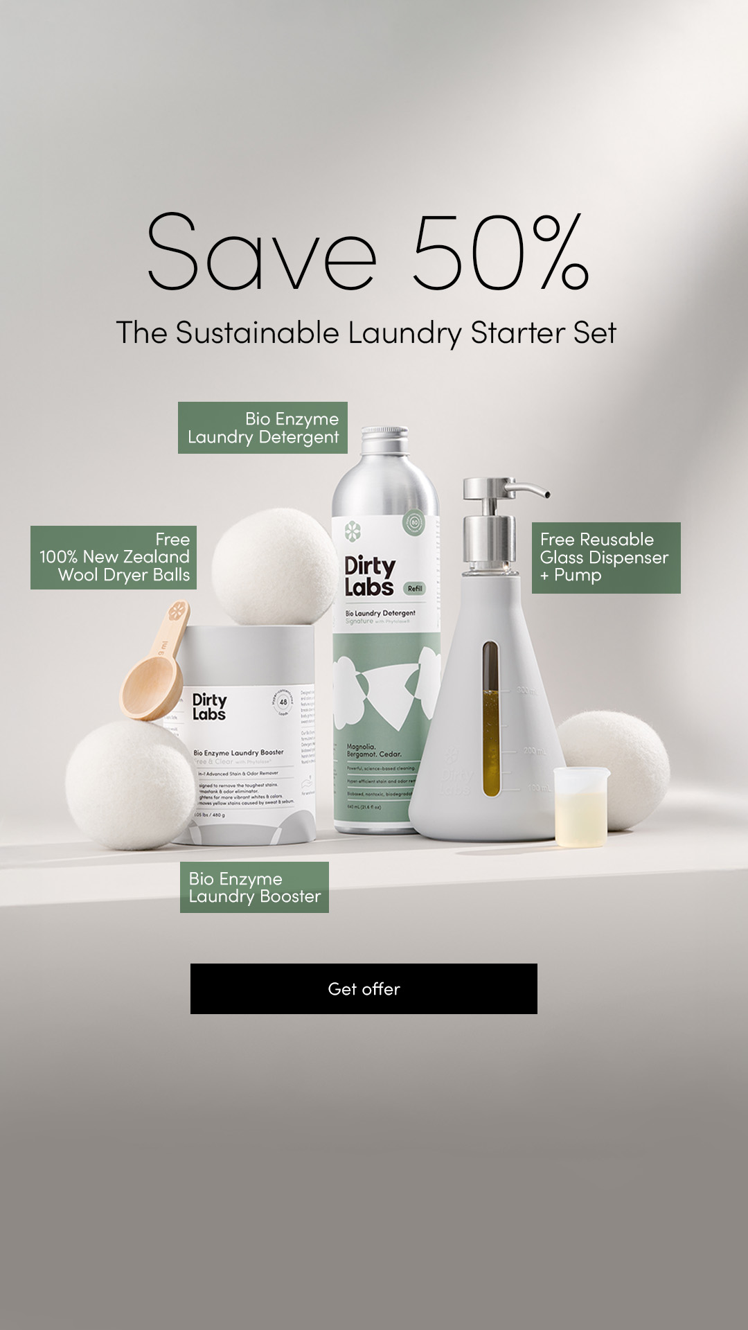 Dirty Labs Facebook ad